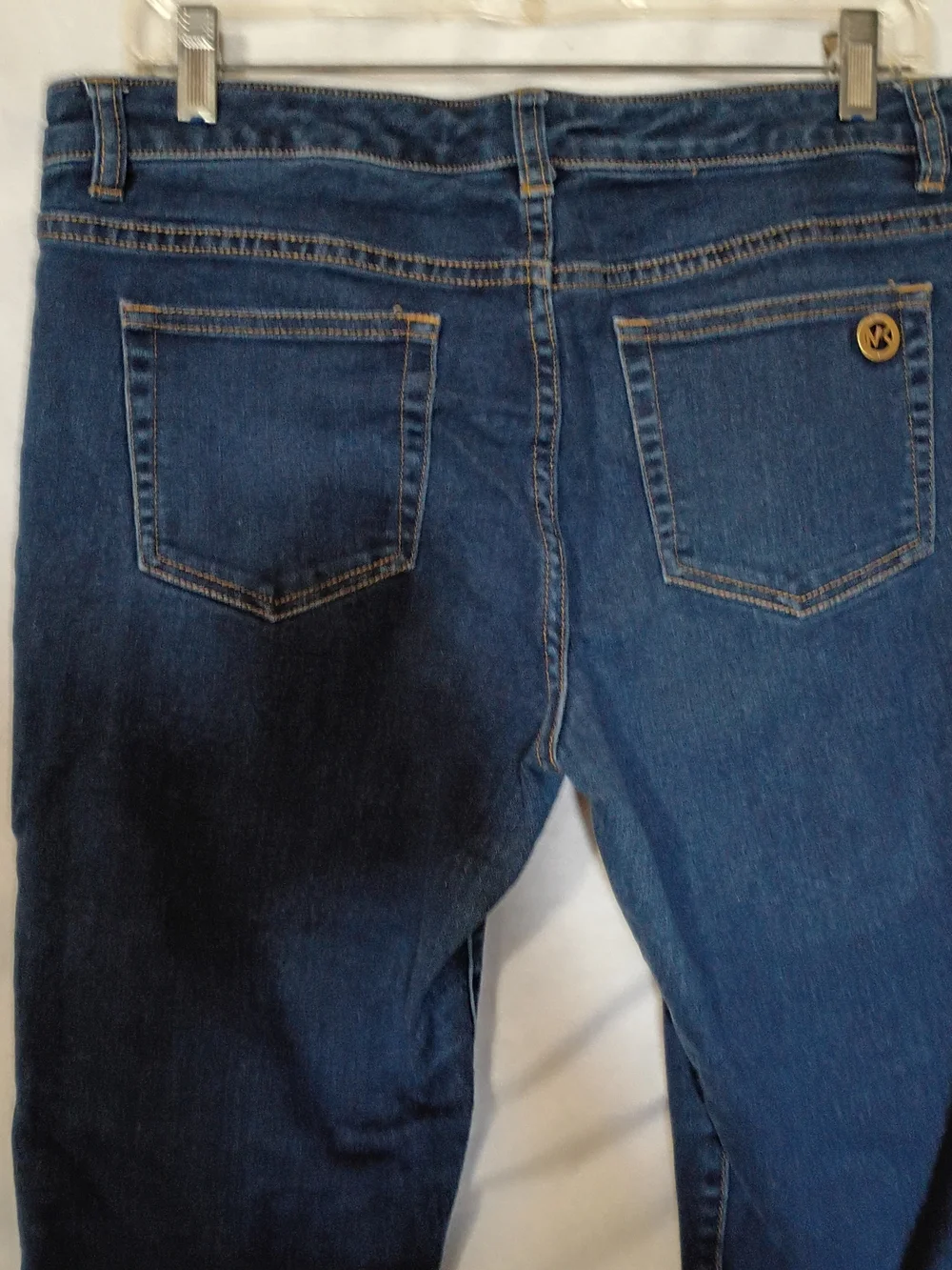 Michael Kors Women's Dark Blue Stretch Skinny Jeans